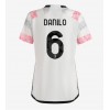 Juventus Danilo Luiz #6 Bortatröja Dam 2023-24 Korta ärmar